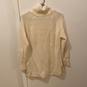 Cream turtleneck sweater